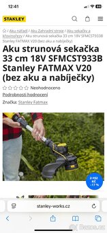 AKU Stanley fatmax strunová sekačka - 3