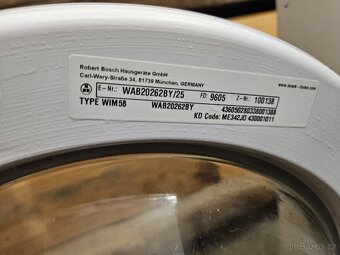 Pračka Bosch serie 2 Varioperfect 6 kg WIM 58 - 3
