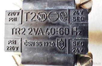 Trafo 220V/24V/2W - 2 kusy - 3