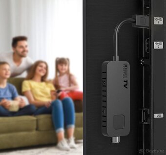 DVB-T2 přijímač Dcolor HDMI kabelová TV Stick, - 3