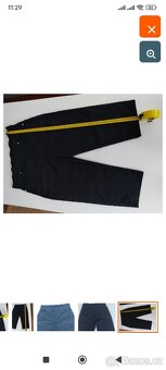 Prodám černé tříčtvrteční kalhoty elastické NOVÉ - 3