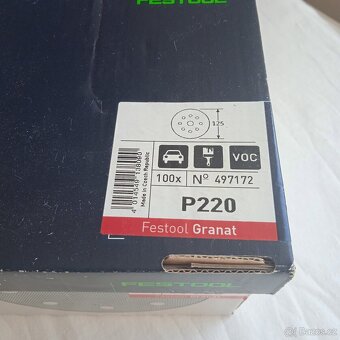Festool brusná plátna hr. 220 suchý zip. - 3