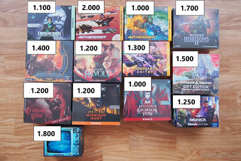 Magic: The Gathering bundly, commandery, obaly, atd. - 3