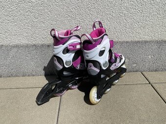 Prodám dětské kolečkové brusle Fila J-One Girl vel. 32-36 - 3