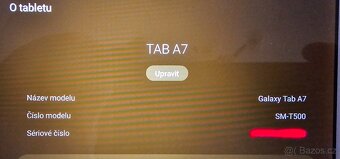 Samsung TAB A7 s pouzdrem + SD karta 128GB - 3