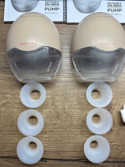 2x Elektrická odsávačka mateřského mléka do podprsenky Canpo - 3