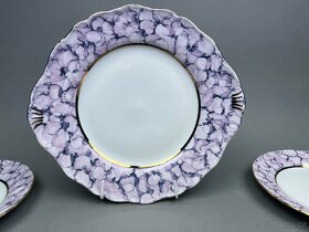 Koláčová souprava porcelánová, český porcelán, Listr - 3