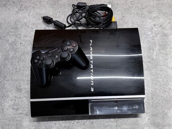 - PS3 Sony Fat konzole Cechh04 40GB - - 3