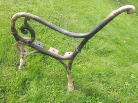 Bočnice historické lavičky - 3