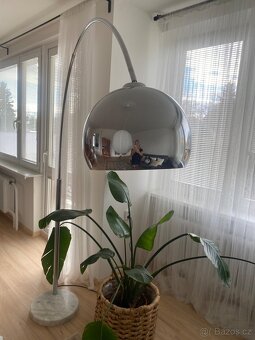 Střibrná stojanová lampa - 3