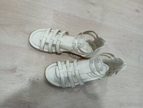 Dívčí/dětské sandály, bílé, vel. 34 - 3