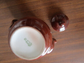 Porcelánová konvička na dvě moka - 3