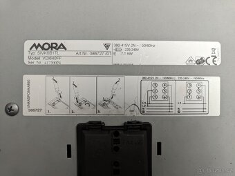 Indukční varná deska MORA VDI 640 FF – Skvělý stav - 3