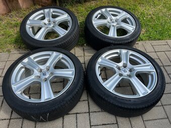 4x alu disky 5x100 R17, letní pneu 70% - 3