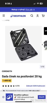 Set činek 20kg - 3