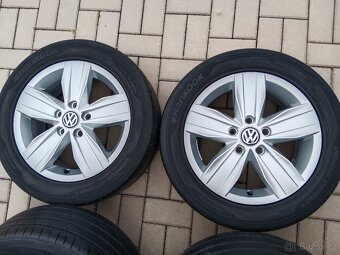 alu kola 5x112 r16 VW Caddy a letní 205/55/16 - 3