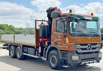 Mercedes-Benz Actros 3336 - 6x4 - Valník + HR-FASSI F290A.22 - 3