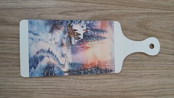 Dekorační prkénka krajina - 3