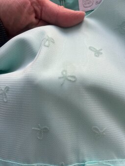 Společenské šaty vel. 122, barva mint - 3