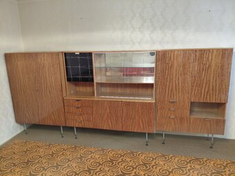 Retro obývací stěna + peřináč - 3