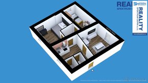 Prodej nového bytu 3+1 s terasou, 66 m2, - 3