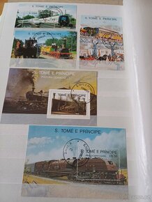 predám známky - vlaky - S.Tome E Principe - 3