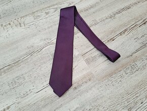 Pánská kravata fialová - 3