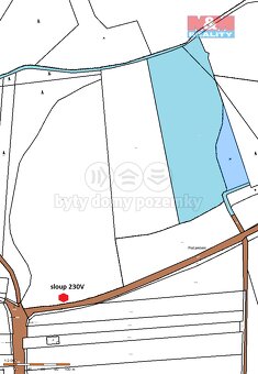 Prodej pole, 25419 m², Vršovice - 3
