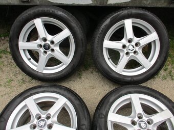 Alu kola 5x100 R16 Pneu letní 205/55 R16 - 3