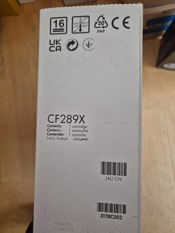 89X originální toner HP CF289X nový - 10 000 stran - 3