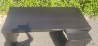 Psací stůl s výsuvnou deskou, MALM IKEA - 3