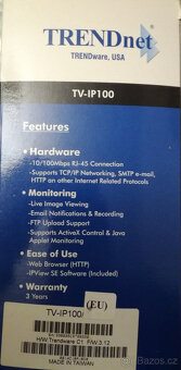 Bezpečnostní internetová kamera TV-IP100 - 3
