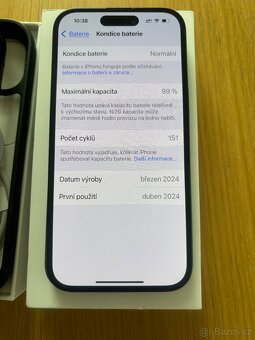 Apple iPhone 15 128GB záruka - 3