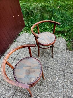Starožitné židle/křesla Fischel _cena za kus - 3