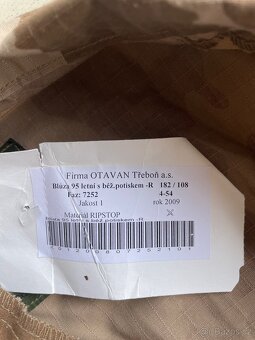 Oděv 95 AČR, béžový - 3