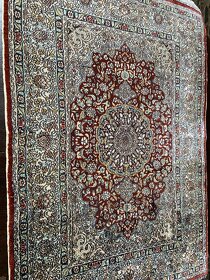 Perský luxusní koberec KASHMIR,hedvábí na hedvábí 100x60 - 3