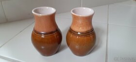 keramické vázičky - 2 kusy - 3