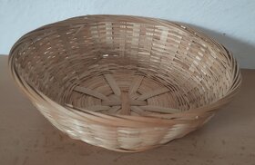 Ratanové tácy - podnosy - košíčky - 3