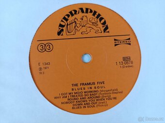 The Framus Five  –  Blues In Soul  (LP - stereo) - 3