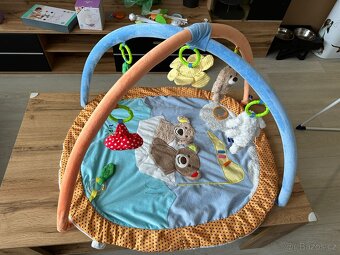 Hrací deka/podložka s hrazdičkou zvířecí kamarádi - 3