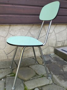 2 Dřevěné retro židle stáří cca 80 let - 3