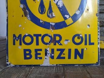 Stará reklamní cedule FISTAG - MOTOR OIL - 3