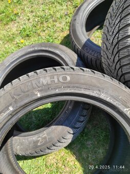 Prodám sadu zimních pneu Kumho Wintercraft 215/45 R16 - 3