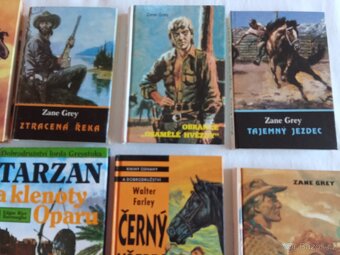 Knihy pro chlapce - ZANE GREY, KAREL MAY a jiné - 3