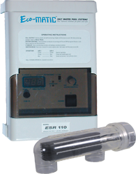 EcoMatic ESR 160 - úprava slané vody v bazénu. - 3