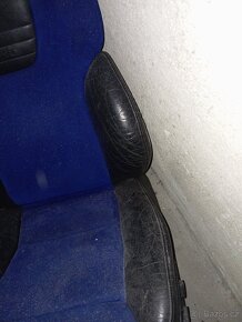 Sedačky MODRÉ RECARO AUDI S3 8L - 3