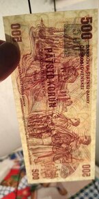 Vzácná 500 Kčs 1973 W 24 kolek UNC - 3