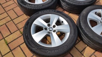 Letní sada ŠKODA Fabia3, Rapid 5x100 R15 pneu 185/60/15 - 3