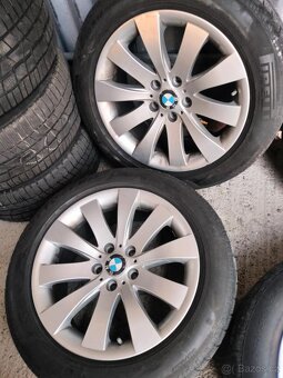 4ks alu disky orig. BMW 5x120 R18 + snimače tlaku - 3