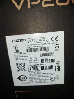 Herní Monitor 28\" ASUS VP28UQGL - 3